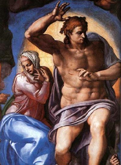 Michelangelo Buonarroti Last Judgment Spain oil painting art